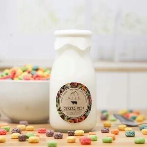 Milk Reclamation Barn Milk Bottle Candle - Cereal Milk - 13 oz